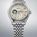 Seiko Seiko Presage Classic Series SPB469 механические мужские часы часы, крупный план бежевый циферблат
