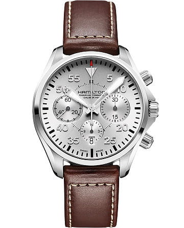 Hamilton Khaki Aviation Pilot Pioneer Auto Chrono H64666555