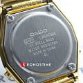Casio Casio Collection LA670WEGA-9E кварцевые женские часы часы, крупный план желтый циферблат
