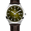 Greenwich Greenwich Helm GW 041.12.30  GW 041.12.30 кварцевые мужские часы  коричневый циферблат, браслет кожаный — вид спереди