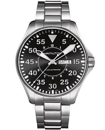 Hamilton Khaki Aviation Pilot Day Date Auto H64715135