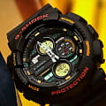 Casio Casio G-Shock GA-140-1A4DR (GA-140-1A4) — полный набор фото мужские часы японские