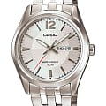 Casio Casio Collection MTP-1335D-7AVDF (MTP-1335D-7A)  MTP-1335D-7A кварцевые мужские часы  серебристый циферблат, браслет нержавеющая сталь — вид спереди
