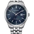 Citizen Citizen Eco-Drive BM7560-59L  BM7560-59L кварцевые мужские часы  синий циферблат, браслет нержавеющая сталь — вид спереди