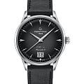 Certina Certina DS-1 Big Date Powermatic 80 C029.426.16.051.00 DS 1 C0294261605100 механические мужские часы  черный циферблат, браслет кожаный — вид спереди
