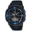 Casio Casio Illuminator SGW-500H-2B  SGW-500H-2B кварцевые мужские часы  черный циферблат, браслет пластик — вид спереди