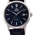 Orient Orient Classic Automatic RA-AC0F06L  RA-AC0F06L механические мужские часы  синий циферблат, браслет кожаный — вид спереди