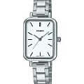 Casio Casio Collection LTP-V009D-7E  LTP-V009D-7E кварцевые женские часы  белый циферблат, браслет нержавеющая сталь — вид спереди