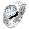 Casio Casio Collection MTP-1215A-7B2 кварцевые мужские часы часы, крупный план белый циферблат