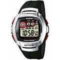 Casio Casio Illuminator W-210-1D  W-210-1D кварцевые мужские часы  серый циферблат, браслет  — вид спереди