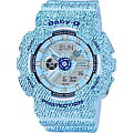 Casio Casio Baby-G BA-110DC-2A3  BA-110DC-2A3 кварцевые женские часы  голубой циферблат, браслет пластик — вид спереди