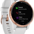 Garmin Garmin Vivoactive 4S 010-02172-23 электронные женские часы часы, крупный план цветной циферблат