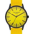 Lee Cooper Lee Cooper LC07715.677  LC07715.677 кварцевые мужские часы  желтый циферблат, браслет каучук — вид спереди