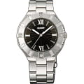 Orient Orient QC0D005B (FQC0D005B)  FQC0D005B  женские часы  черный циферблат, браслет  — вид спереди