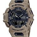 Casio Casio G-Shock GBA-900UU-5ADR (GBA-900UU-5A) G-SQUAD GBA-900UU-5A электронные мужские часы  черный циферблат, браслет полимер — вид спереди