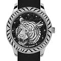 Jacques Lemans Jacques Lemans 1-1567A  1-1567A автокварц (кинетик) женские часы  черный циферблат, браслет кожаный — вид спереди