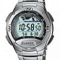 Casio Casio Collection W-753D-1A  W-753D-1A кварцевые мужские часы  серый циферблат, браслет нержавеющая сталь — вид спереди