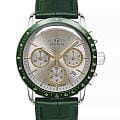Zeppelin Zeppelin New York 88785  88785 кварцевые мужские часы  серебристый циферблат, браслет кожаный — вид спереди