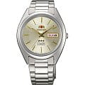 Orient Orient AB00006C (FAB00006C)  AB00006C механические мужские часы  шампань циферблат, браслет  — вид спереди