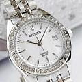Citizen Citizen Elegance EU6060-55D кварцевые женские часы часы, крупный план перламутровый циферблат