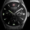 Swiss Military Hanowa Swiss Military Hanowa Roadrunner SMWGK0005601 кварцевые мужские часы часы, крупный план черный циферблат