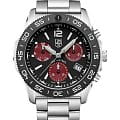 Luminox Luminox Pacific Diver Chronograph XS.3155.1.M  XS.3155.1.M кварцевые мужские часы  черный циферблат, браслет нержавеющая сталь 316l — вид спереди