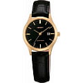 Orient Orient SZ3N001B (FSZ3N001B)  FSZ3N001B  женские часы  черный циферблат, браслет кожа + текстиль — вид спереди
