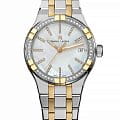 Maurice Lacroix Maurice Lacroix Aikon Quartz AI1106-PVPD2-170-1  AI1106-PVPD2-170-1 кварцевые женские часы  перламутровый циферблат, браслет сталь c pvd покрытием — вид спереди