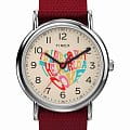 Timex Timex Weekender Coca Cola TW2V29900  TW2V29900 кварцевые мужские часы  цветной циферблат, браслет тканевый — вид спереди