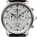 Zeppelin Zeppelin Fridrichshafen 85844 кварцевые мужские часы часы, крупный план серебристый циферблат