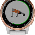 Garmin Garmin Vivoactive 4S 010-02172-23  — задняя крышка сталь пластик корпуса американские часы