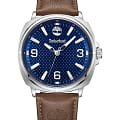 Timberland Timberland Bailard TDWGB2201701  TDWGB2201701 кварцевые мужские часы  синий циферблат, браслет кожаный — вид спереди
