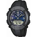 Casio Casio Illuminator HDC-600-2B  HDC-600-2B кварцевые мужские часы  синий циферблат, браслет пластик — вид спереди