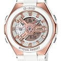 Casio Casio Baby-G MSG-400G-7A  MSG-400G-7A кварцевые женские часы  золотой циферблат, браслет пластик — вид спереди