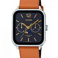 Casio Casio Collection MTP-M305L-1A  MTP-M305L-1A кварцевые мужские часы  черный циферблат, браслет кожаный — вид спереди