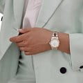 Daniel Wellington Daniel Wellington Iconic Link Lumine DW00100359  наручные женские часы фото под углом.
