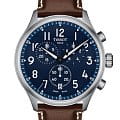 Tissot Tissot Chrono XL Vintage T116.617.16.042.00 Chrono XL T1166171604200 кварцевые мужские часы  синий циферблат, браслет кожаный — вид спереди