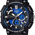 Casio Casio Collection MCW-200H-2AVDF (MCW-200H-2A)  MCW-200H-2A кварцевые мужские часы  синий циферблат, браслет пластик — вид спереди