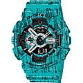 Casio Casio G-Shock GA-110SL-3A GA-110 GA-110SL-3A электронные мужские часы  голубой циферблат, браслет пластик — вид спереди