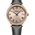 Raymond Weil Raymond Weil Toccata 5385-C5S-00859  5385-C5S-00859 кварцевые женские часы  золотой циферблат, браслет кожаный — вид спереди