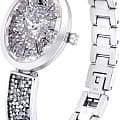 Swarovski Swarovski Crystal Rock Oval 5656881  швейцарские женские часы на браслете нержавеющая сталь боковой вид