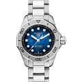 TAG Heuer TAG Heuer Aquaracer Professional 200 WBP2411.BA0622  WBP2411.BA0622 механические женские часы  синий циферблат, браслет нержавеющая сталь — вид спереди