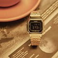 Casio Casio Vintage LA680WGA-1BDF (LA680WGA-1B) женские часы черный циферблат на запястье