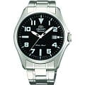 Orient Orient ER2D006B (FER2D006B)  FER2D006B механические мужские часы  черный циферблат, браслет  — вид спереди