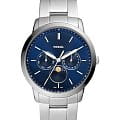 Fossil Fossil Neutra FS5907  FS5907 кварцевые мужские часы  синий циферблат, браслет нержавеющая сталь — вид спереди
