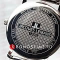 Jacques Lemans Jacques Lemans  Classic 1-2003i кварцевые мужские часы часы, крупный план черный циферблат
