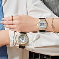 Casio Casio G-Shock GM-S2100BC-1ADR (GM-S2100BC-1A) женские часы бежевый циферблат на запястье