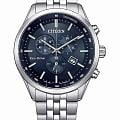 Citizen Citizen Eco-Drive AT2570-56L  AT2570-56L кварцевые мужские часы  синий циферблат, браслет нержавеющая сталь — вид спереди