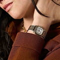 Fossil Fossil Harlow ES5362  американские женские часы на браслете нержавеющая сталь с ip-покрытием боковой вид