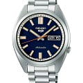 Seiko Seiko 5 Sports SNXS series SRPK87K1 SNXS SRPK87K1 механические мужские часы  синий циферблат, браслет нержавеющая сталь — вид спереди